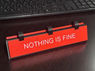 Funny Office Desk Sign - 16 Different Phrases