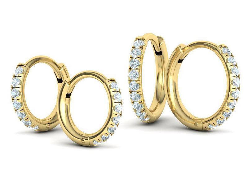 Two Hoop Earrings Collection with discount
