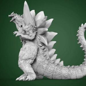 Space Godzilla 3D Printing Figurine | Assembly