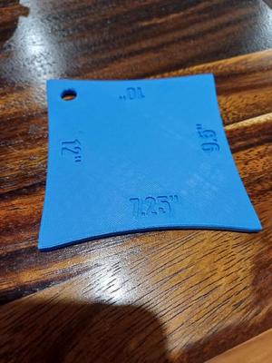 Fretboard Radius Gauge 7.25" - 12"   