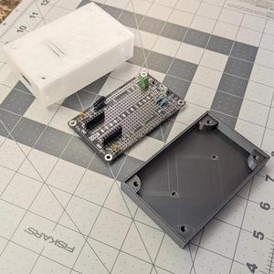 Microcontroller Wall / Surface Mount Enclosure for CircuitSetup Solderable Breadboard   