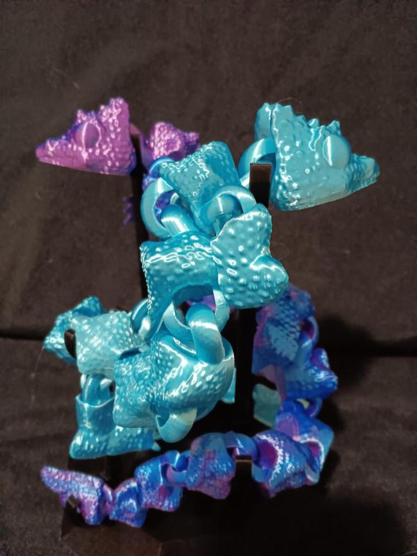 Lizard Dragon - flexi fidget toy - articulated - print in place