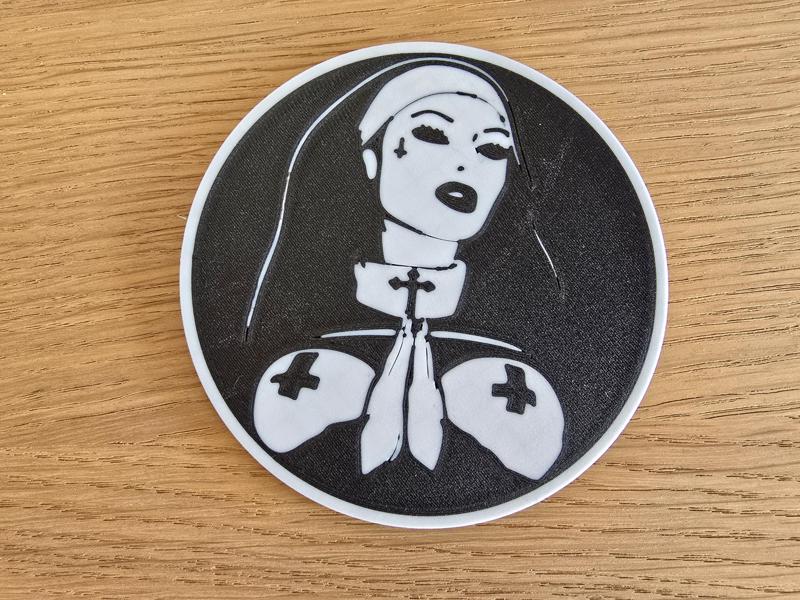 Sinfull Sister | Unholly Nun | Fanart Untersetzer