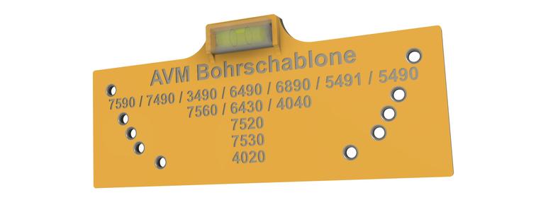 AVM Bohrschablone V4
