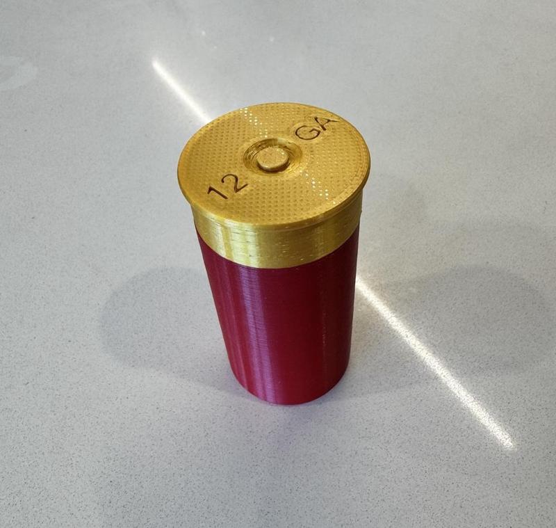 Shotgun Shell - Case with screw on lid