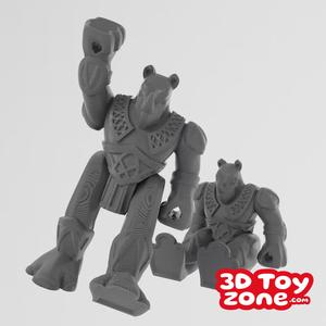 Black Rhino – Animal Warriors (Print-in-place) - 3D Toy Zone