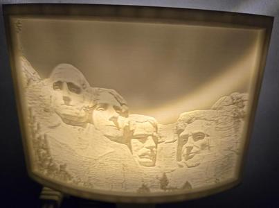 Mount Rushmore National Monument Nightlight Lithophane