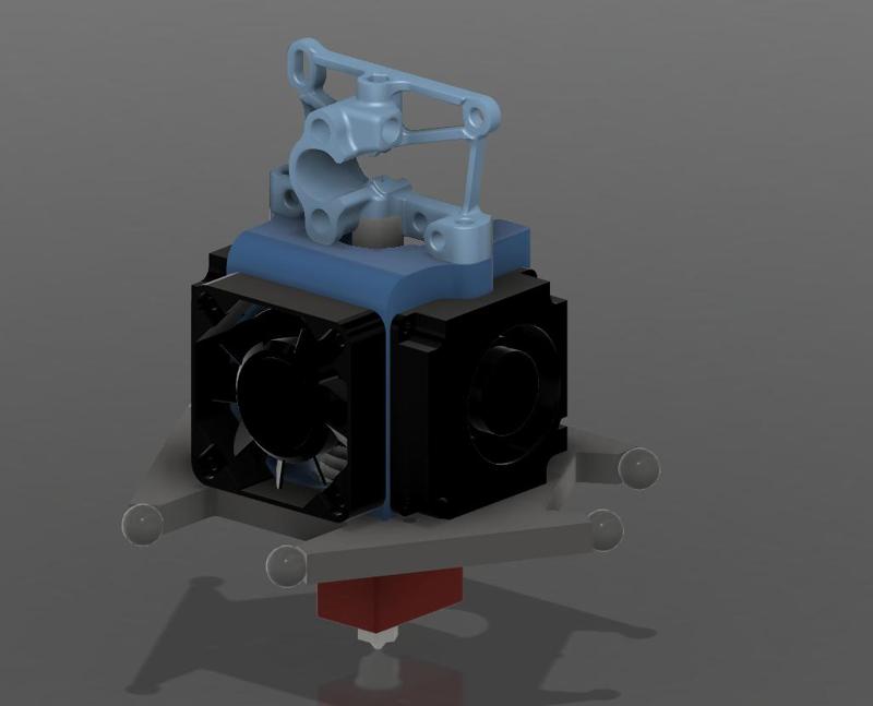 FLSun Super Racer - Sherpa Mini Housing / Mount (no inserts)