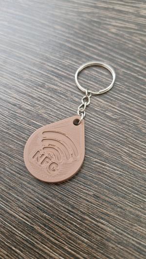 NFC tag keychain
