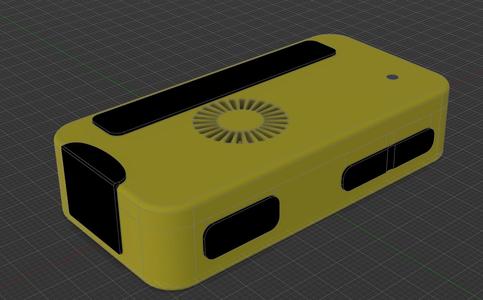Raspberry Pi Zero 2 W Case with Vent and Indicator