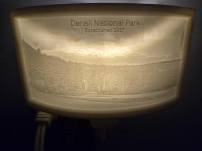 Denali National Park Nightlight Lithophane