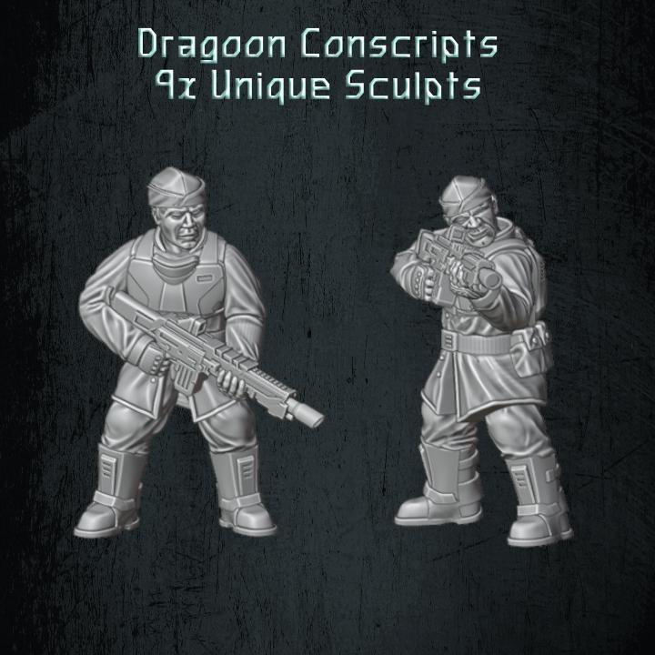 Dragoon Conscripts (bonus modular bits)