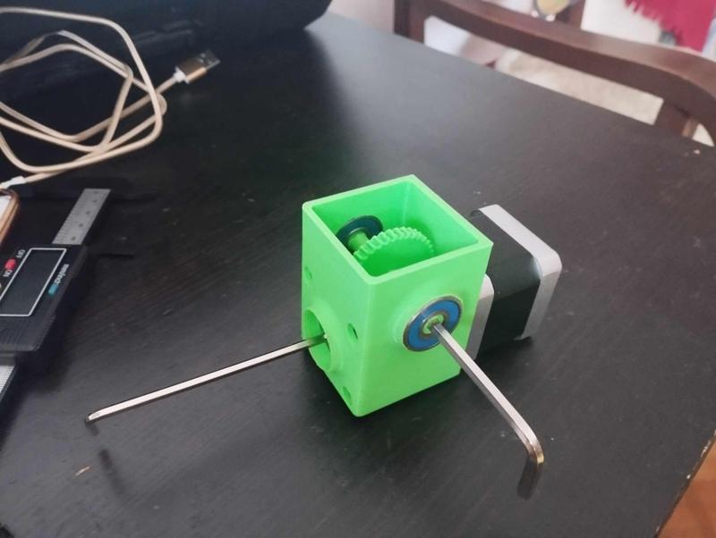 1:40 worm gear gearbox for nema motors