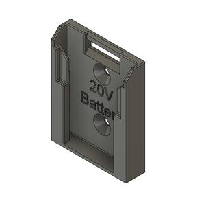 20V Wall Mount Battery Holder for DeWalt Batteries