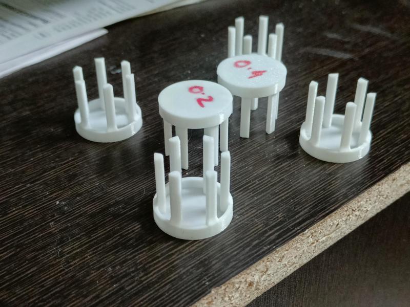Retraction test / Stringing Test