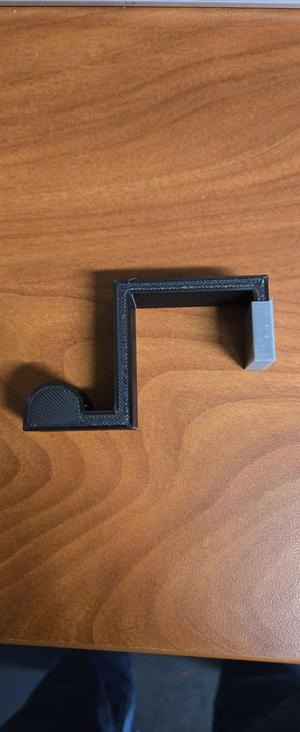 40mm cubicle coat/bag hook with anti-slip