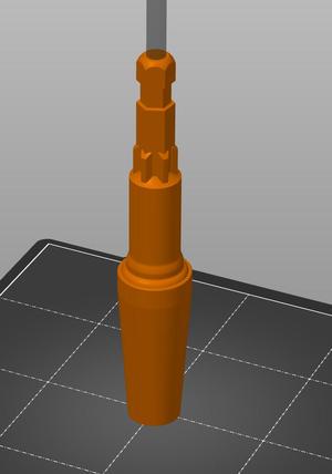 Adapter for Garden Combi System for Garden Tools Conical