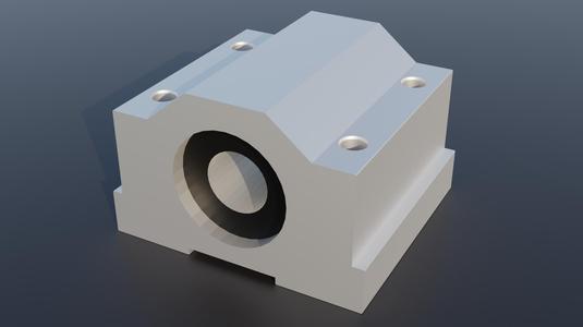 SCU8UU bearing object with exact dimensions