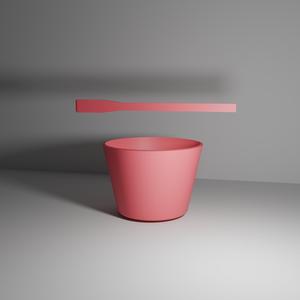 Craft Mixing Tub and Stirrer - 30mm tall