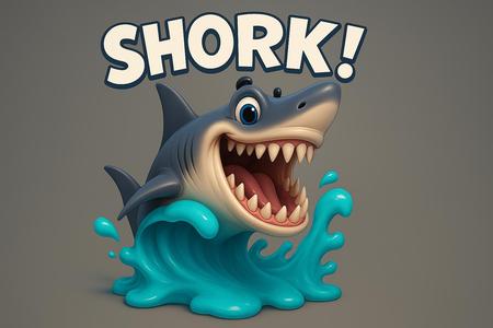 Shork! Half Shark. Half Dork. All Trouble.
