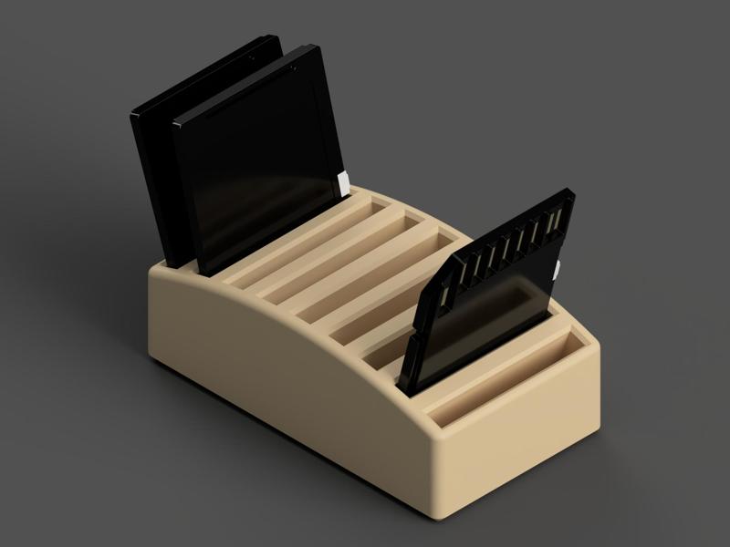 SD Card Fanned Holder