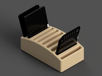 SD Card Fanned Holder