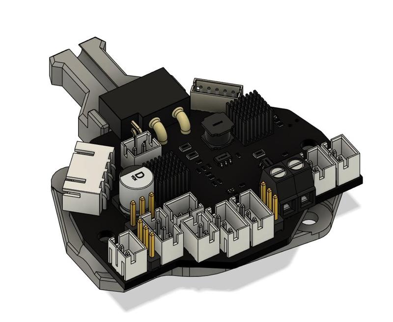Nitehawk 36 Rev 1.4 mount for Wristwatch G2 extruder