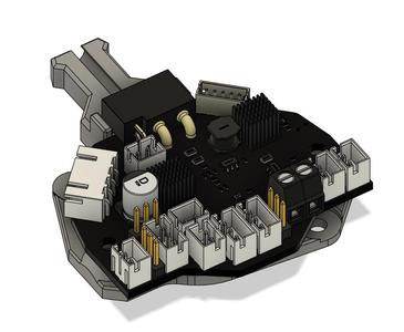 Nitehawk 36 Rev 1.4 mount for Wristwatch G2 extruder