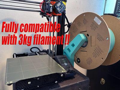 Prusa Mini "Massive" Spool holder(1~3kg filament suitable)