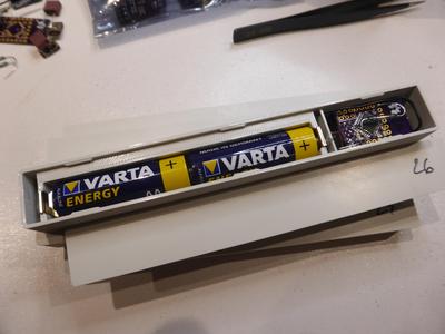 Undercover Window Sensor Project Box for two AA Batteries
