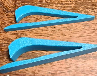Simple low cost low filament bendy door stop
