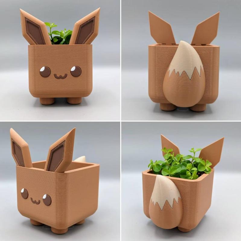 Eevee planter - multicolour