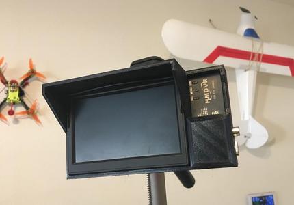 FPV Monitor & DVR Enclosure + Mount for tripod