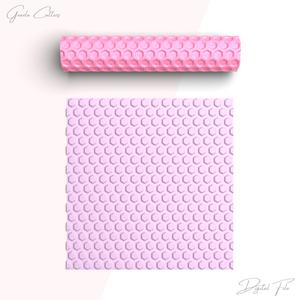 Hexagons Texture Roller For Polymer Clay, Geometric Clay Texture Rolling Pin, Clay Tool, No: 1434
