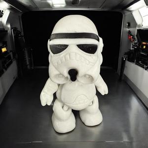 Bear Trooper - Articulated Care Bear mashup, Print in Place