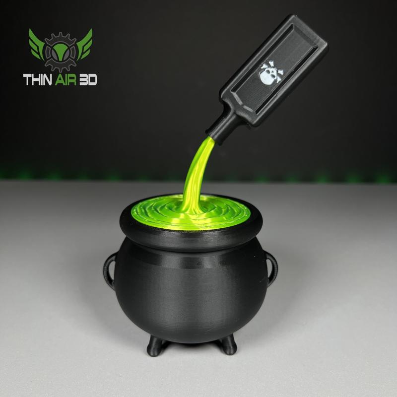 Halloween Cauldron w/ Locking Lid