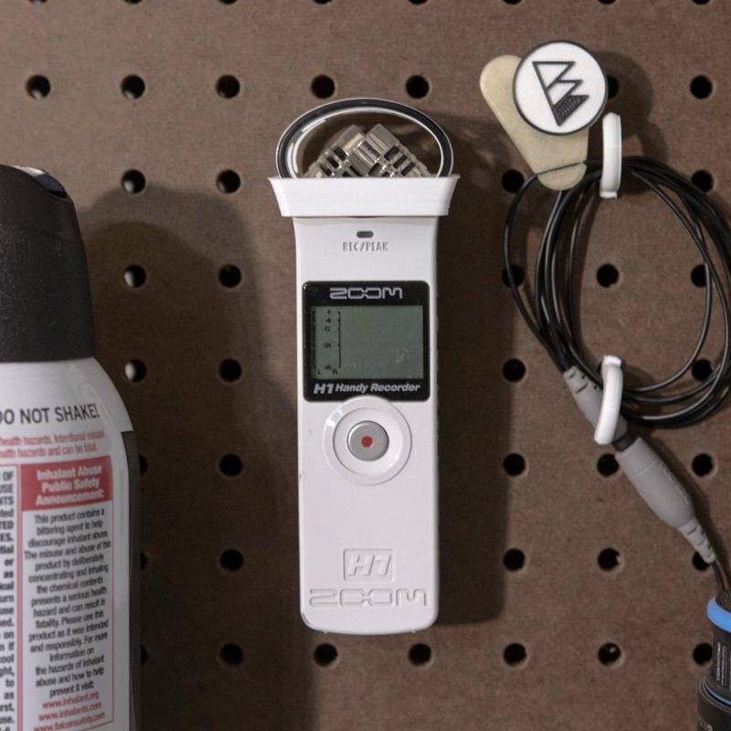 ZOOM H1 Field Recorder Mount // Peg Anything