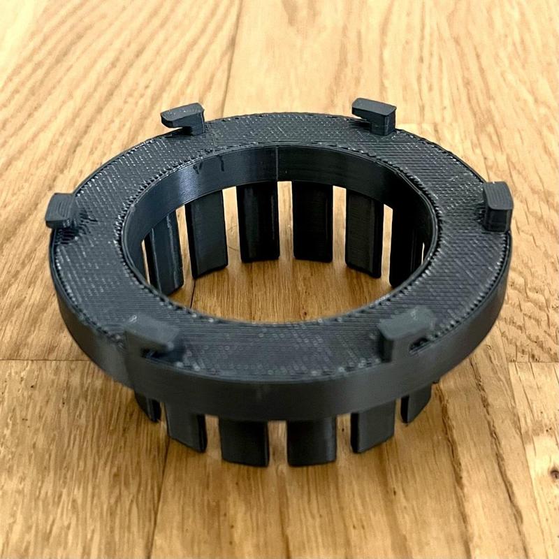 AI on the Edge adapter ring for Techem Radio 4 watermeter