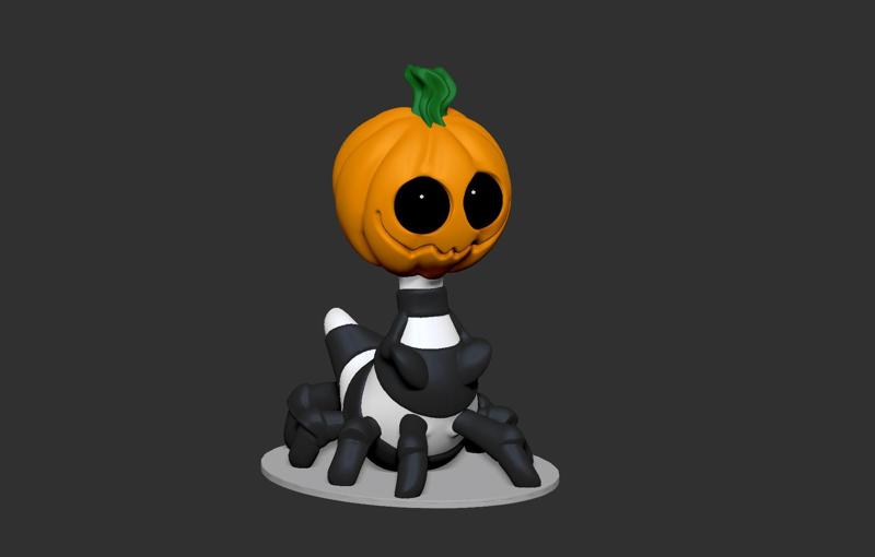 Burton - Spider Pumpkin - Single color and multi material