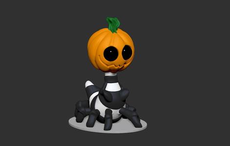 Burton - Spider Pumpkin - Single color and multi material