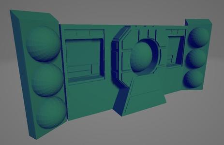 Star Trek wall Collection 12- TNG Lab walls