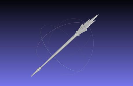 Final Fantasy XIV Graha Staff Printable Assembly
