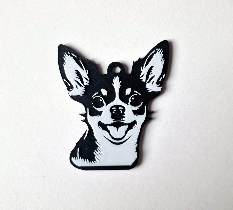 Chihuahua keychain