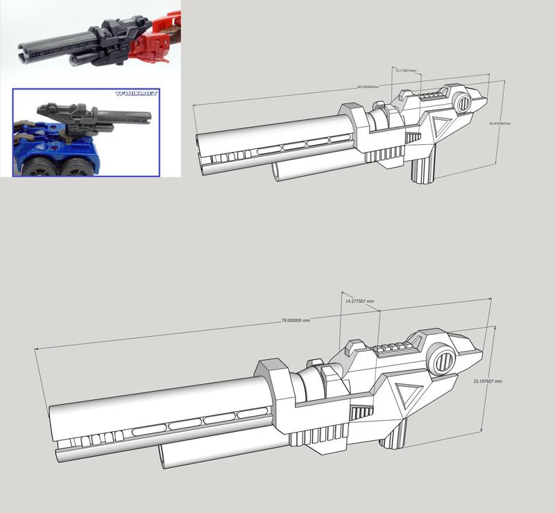 TF: Prime Optimus Prime Ion Gun - Season 1