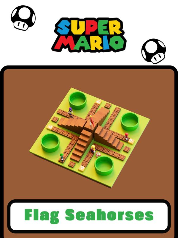 Mario Flag Seahorses 