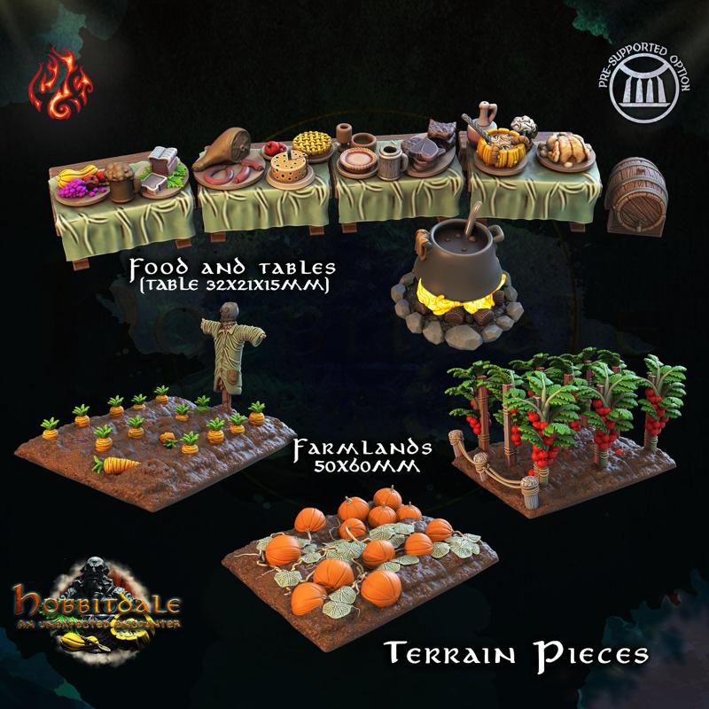 Hobbitdale Scenery Pieces