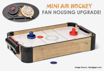 Flying Tiger Copenhagen Air Hockey Table Fan Upgrade – Compact, Efficient, and Quieter Performance