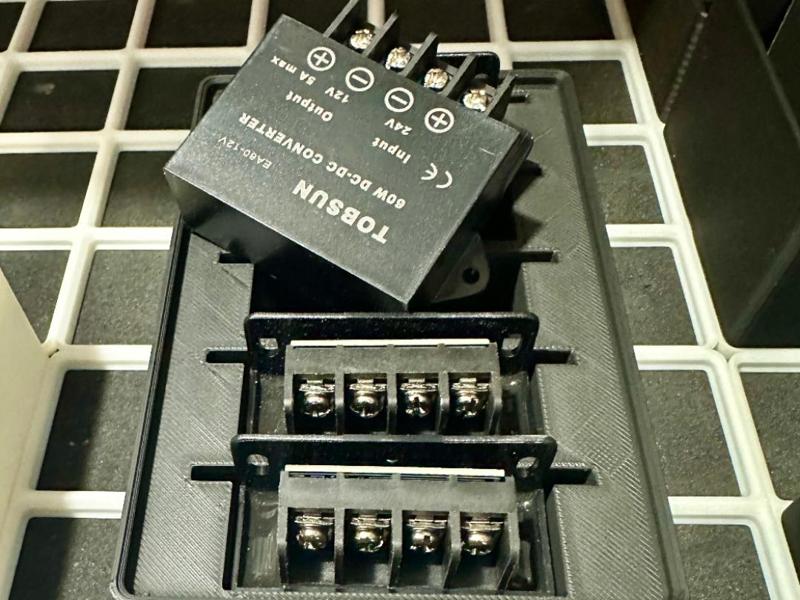 5x 24v To 12v DC-DC Converter Gridfinity Holder