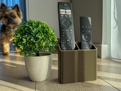 Remote Dock Duo – Sleek Stand for Two Remotes