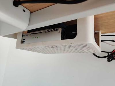 Under-Desk Mounting Basket for Mini PC